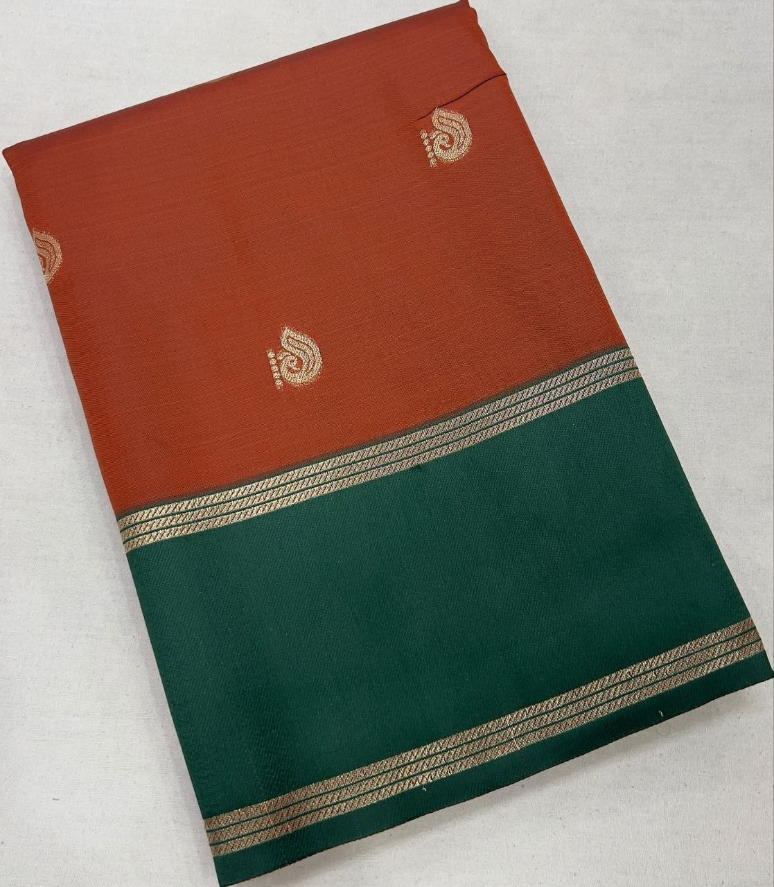 Soft Magenta Purple Gajji Soft Silk Saree